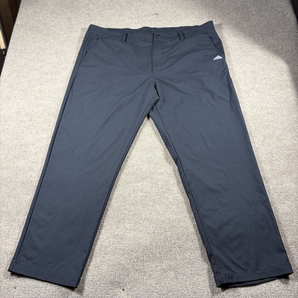 Nike Other - Adidas Pants Performance Black Mens Size 40x 30 Golf Casual Logo Pockets Stretch